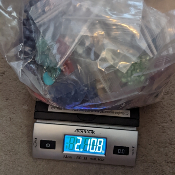 Almost 3 Pounds of Jewelry Making Beads - Picture 2 of 2